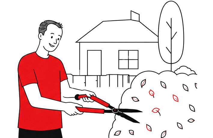 Travaux de jardinage